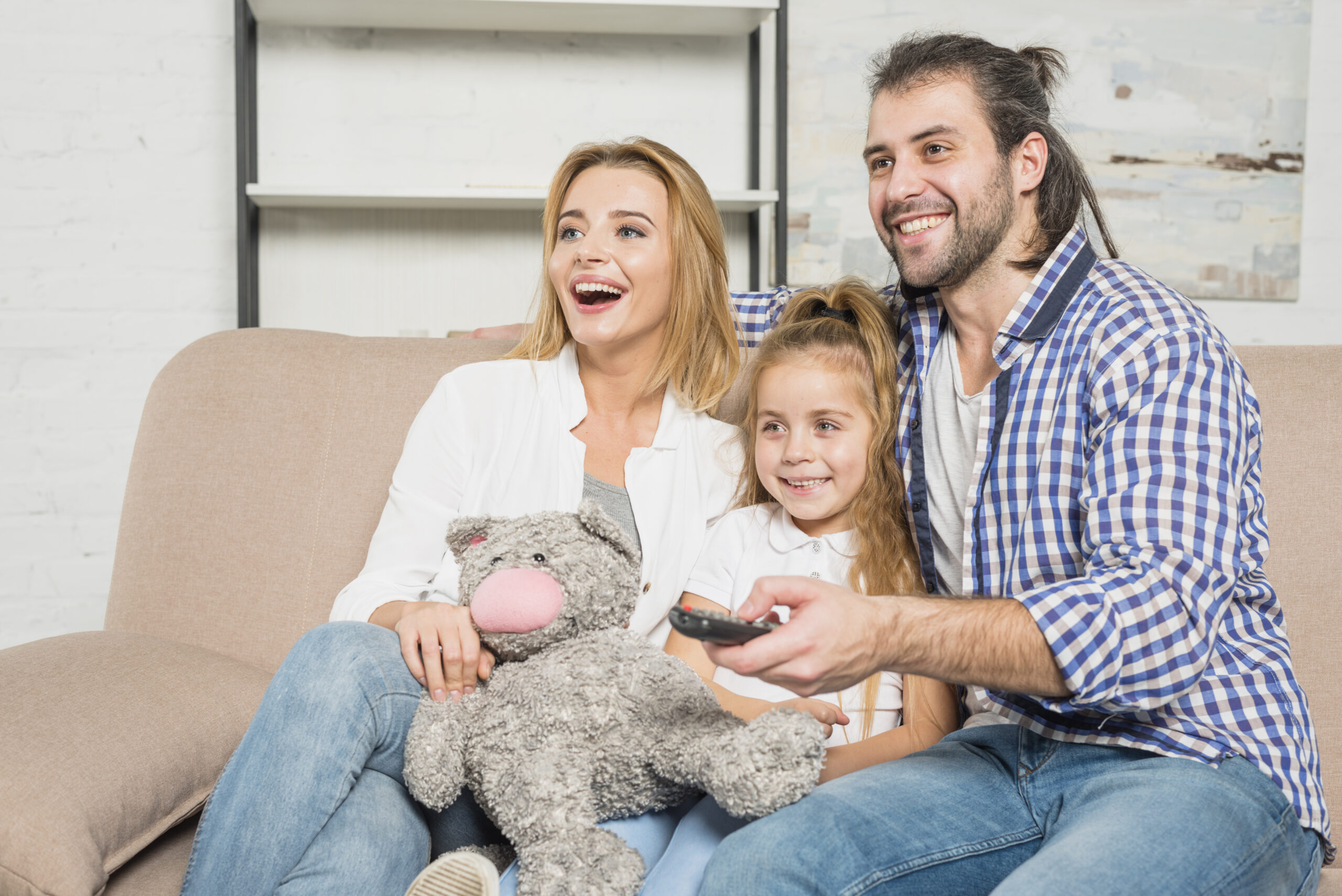 family-portrait-sofa-with-teddy-bear